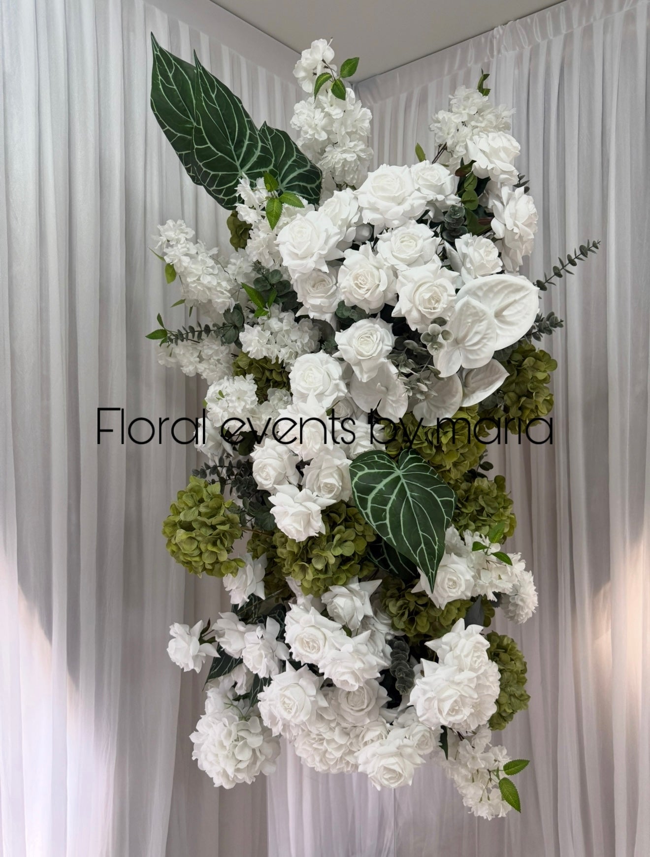 Custom made silk floral