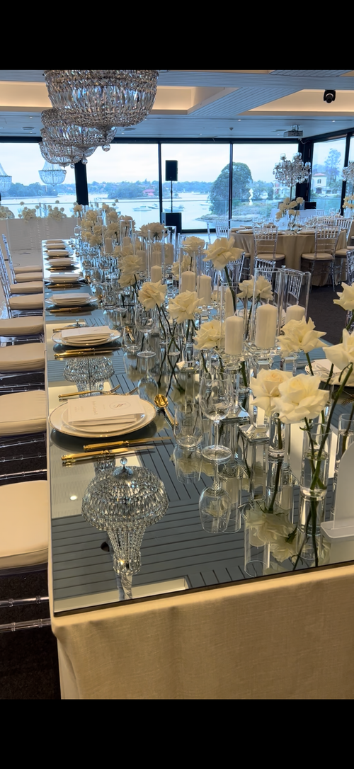 Crystal candle sticks