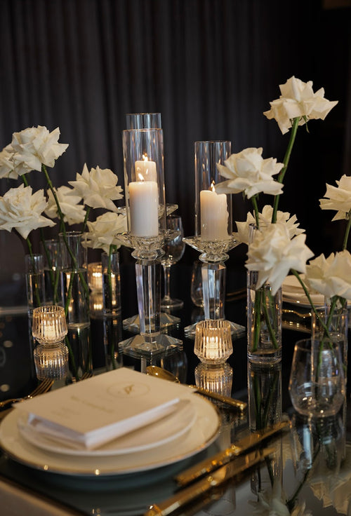 Crystal candle sticks