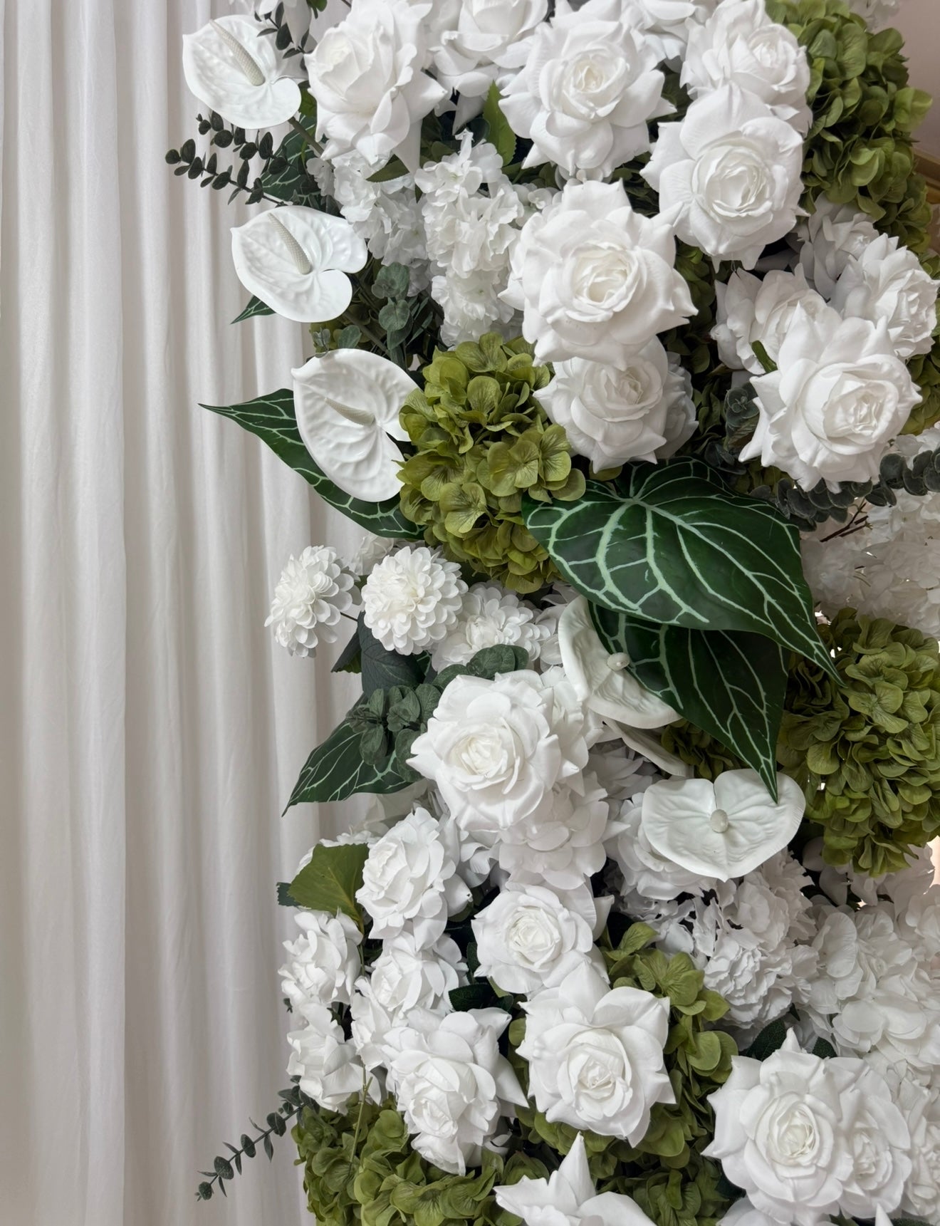 Custom made silk floral